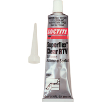 Scellant adh&eacute;sif &agrave; la silicone Superflex RTV, Tube, Transparent GTA Hardware Inc