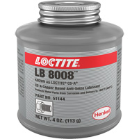 Copper Based Anti-Seize Lubricant, 4 oz., Brush Top Can, 1800°F (982°C) Max Temp. GTA Hardware Inc