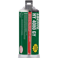 HY 4080 GY Structural Repair Hybrid Adhesive, Two-Part, Dual Cartridge, 50 g, Grey GTA Hardware Inc