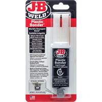 Plastic Bonder Adhesive, 25 ml, Syringe, Two-Part, Black GTA Hardware Inc