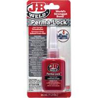 Perma-Lock Threadlocker, Red, High, 36 ml, Bottle GTA Hardware Inc