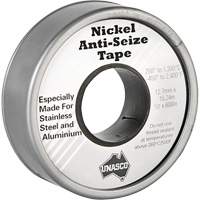 Nickel Anti-Seize Tape, 590" L x 1/2" W, Silver GTA Hardware Inc