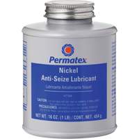 Nickel Anti-Seize Lubricant, Brush Top Can, 2400°F (1316°C) Max. Temp. GTA Hardware Inc