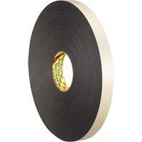 Ruban double face en mousse, 33 m (108') lo x 12,7 mm (1/2") la, 62 mils, Poly&eacute;thyl&egrave;ne GTA Hardware Inc