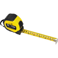 JTM-425SM Tape Measure, 25', Imperial & Metric Graduations GTA Hardware Inc