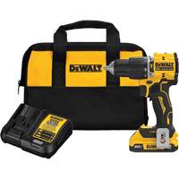Ensemble de marteau perforateur sans fil et sans balai Atomic Compact Series, Mandrin 1/2", 20 V GTA Hardware Inc