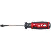 Tournevis &agrave; fente, Tige de 1/4", Ronde, 211 mm lo, Prise en Coussin&eacute;e GTA Hardware Inc