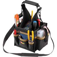 Tool Pouches, Canvas, 25 Pockets, Black GTA Hardware Inc