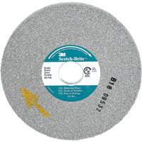 Meule d'&eacute;barbage EXL Scotch-Brite, 6" x 1/2", Arbre de 1", Oxyde d'aluminium GTA Hardware Inc