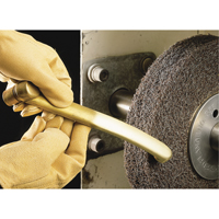 Meules de finition Scotch-Brite, 8" x 1", Arbre de 3" GTA Hardware Inc
