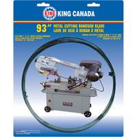 General Purpose Band Saw Blade, Bi-Metal, 93" L x 3/4" W x 0.032" Thick, 6-10 TPI GTA Hardware Inc