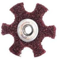 Abrasotex Surface Preparation Star, 4" Dia., Medium Grit, Aluminum Oxide GTA Hardware Inc