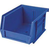 Plastic Bin, 8-1/4" W x 9" H x 18" D, Blue GTA Hardware Inc