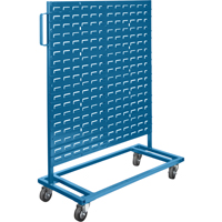 Supports mobiles pour contenants - &agrave; un c&ocirc;t&eacute;, &agrave; un c&ocirc;t&eacute;, 36" la x 16" p x 46-1/2" h GTA Hardware Inc