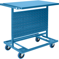 Chariots porte-contenants - Chariot seulement, &agrave; deux c&ocirc;t&eacute;s, 24" la x 38-1/2" p x 36-1/2" h GTA Hardware Inc