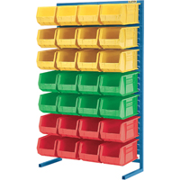 Supports fixes pour contenants - &agrave; un cot&eacute; - Support seulement, 36" la x 12" p x 61" h GTA Hardware Inc