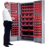 Armoire &agrave; combinaison avec porte creuse, 38" la x 24" p x 72" h, 36 tablettes GTA Hardware Inc
