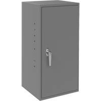 Armoires utilitaires, Acier, 2 Tablettes, 30" h x 13-3/4" la x 12-3/4" P, Gris GTA Hardware Inc