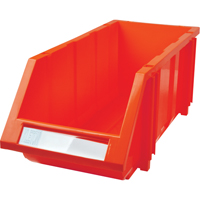 Bac empilable & &agrave; suspendre, 7-7/8" la, 7" h x 17-11/16" p, Rouge GTA Hardware Inc