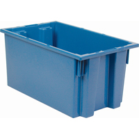 Contenants Stack & Nest, 9" x 18" x 11", Bleu GTA Hardware Inc