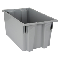 Contenants Stack & Nest, 9" x 18" x 11", Gris GTA Hardware Inc