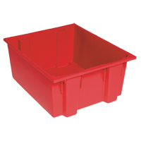 Contenants Stack & Nest, 8" x 19,5" x 13,5", Rouge GTA Hardware Inc