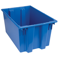Stack & Nest Totes, 12" x 23.5" x 15.5", Blue GTA Hardware Inc
