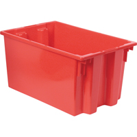 Stack & Nest Totes, 12" x 23.5" x 15.5", Red GTA Hardware Inc