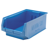 Giant Stacking Containers, 12.375" W x 19.75" D x 7.875" H, Blue GTA Hardware Inc