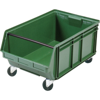 Mobile Giant Stacking Bin, 11-7/8" H x 18-3/8" W x 29" D, 150 lbs. Capacity, Green GTA Hardware Inc