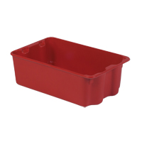 Contenants Stack-N-Nest Polylewton, 7,9" x 24" x 14,1", Rouge GTA Hardware Inc