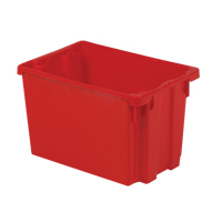 Contenants Stack-N-Nest Polylewton, 12,1" x 19,4" x 12,9", Rouge GTA Hardware Inc