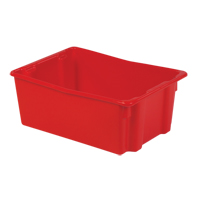Contenants Stack-N-Nest Polylewton, 10,5" x 26,1" x 18,7", Rouge GTA Hardware Inc