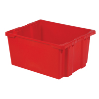 Contenants Stack-N-Nest Polylewton, 15,1" x 30,1" x 24", Rouge GTA Hardware Inc