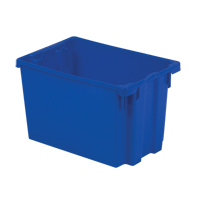 Contenants Stack-N-Nest Polylewton, 12,1" x 19,4" x 12,9", Bleu GTA Hardware Inc