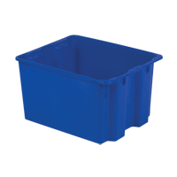 Contenants Stack-N-Nest Polylewton, 12" x 21" x 17", Bleu GTA Hardware Inc