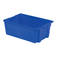 Contenants Stack-N-Nest Polylewton, 10,5" x 28,4" x 18,7", Bleu GTA Hardware Inc