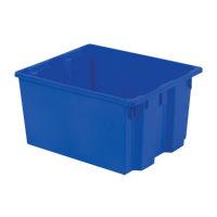 Contenants Stack-N-Nest Polylewton, 13" x 24" x 20", Bleu GTA Hardware Inc