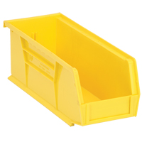 Ultra Stack & Hang Bin, 4-1/8" W x 4" H x 10-7/8" D, Yellow GTA Hardware Inc