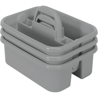 Supply Caddy, 8-3/4" x 13-3/8" x 13-3/8", Grey GTA Hardware Inc