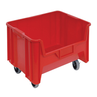 Mobile Giant Stack Container, 12-7/16" H x 19-7/8" W x 15-1/4" D, 250 lbs. Capacity, Red GTA Hardware Inc