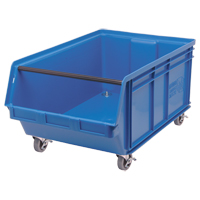 Mobile MAGNUM Bin, 14-7/8" H x 18-3/8" W x 29" D, 150 lbs. Capacity, Blue GTA Hardware Inc