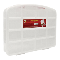 Bac de rangement clair avec compartiments, 13" la x 10-1/4" p x 2-3/8" h, 10 compartiments GTA Hardware Inc