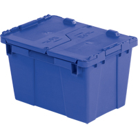 Flipak&reg; Polyethylene Plastic (PE) Distribution Containers, 15.2" x 10.9" x 9.7", Blue GTA Hardware Inc