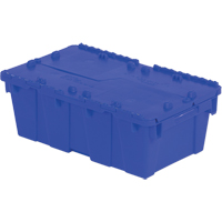 Flipak&reg; Polyethylene Plastic (PE) Distribution Containers, 19.7" x 11.8" x 7.3", Blue GTA Hardware Inc