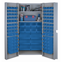 Armoires &agrave; combinaison &agrave; portes creuses, 38" la x 24" p x 72" h, Gris GTA Hardware Inc