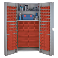 Armoires &agrave; combinaison &agrave; portes creuses, 38" la x 24" p x 72" h, Gris GTA Hardware Inc