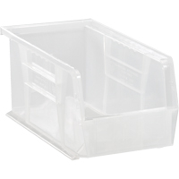 Clear-View Ultra Stack & Hang Bin, 4-1/8" W x 4" H x 10-7/8" D, Clear GTA Hardware Inc