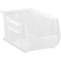Bac transparent ultra empilable & suspendable, 8-1/4" la, 7" h x 14-3/4" p, Transparent GTA Hardware Inc