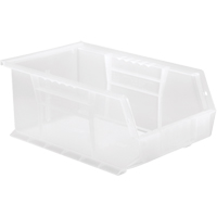 Bac transparent ultra empilable & suspendable, 8-1/4" la, 6" h x 13-5/8" p, Transparent GTA Hardware Inc